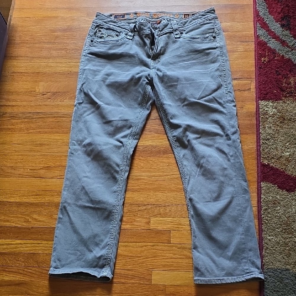 Rock Revival Charcoal Denim Jeans